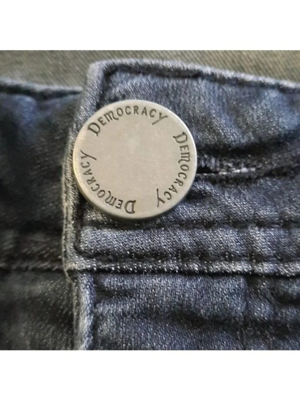 Democracy Ab Technology Dark Wash Light Weight Denim Jeans Size 12